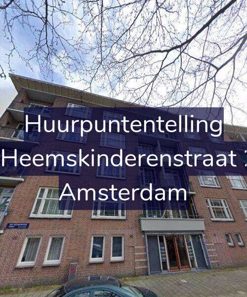 Foto gevel Huurpuntentelling voor Vier Heemskinderenstraat 24-1, Amsterdam