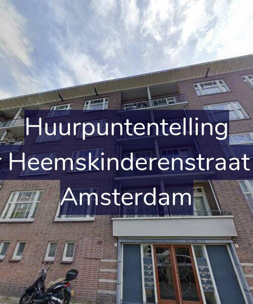 Foto gevel Huurpuntentelling voor Vier Heemskinderenstraat 2-1, Amsterdam