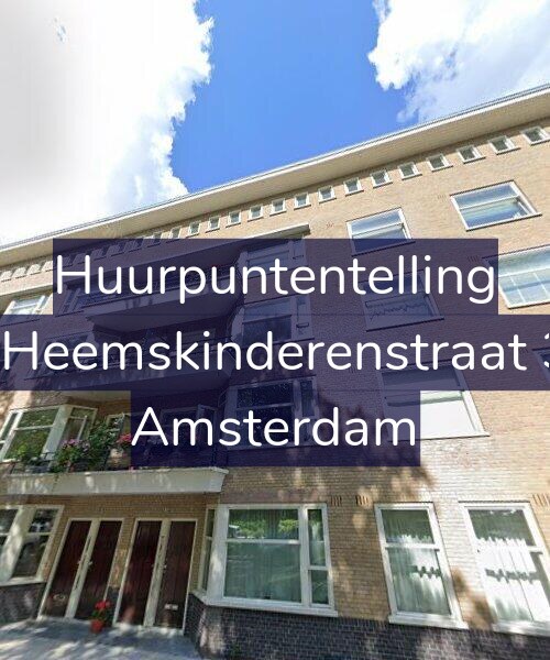 Foto gevel Huurpuntentelling voor Vier Heemskinderenstraat 35-1, Amsterdam