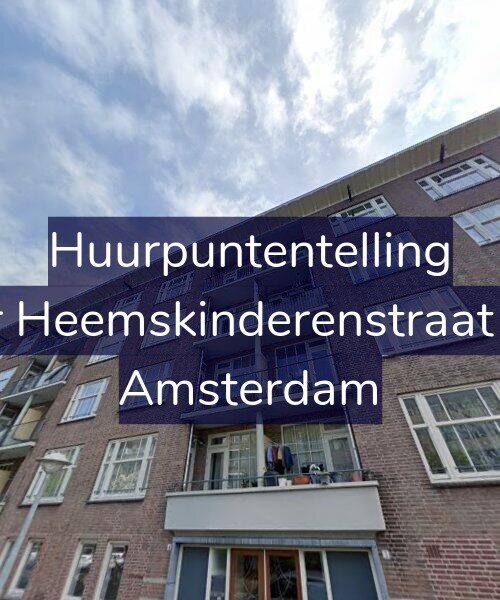 Foto gevel Huurpuntentelling voor Vier Heemskinderenstraat 4-2, Amsterdam