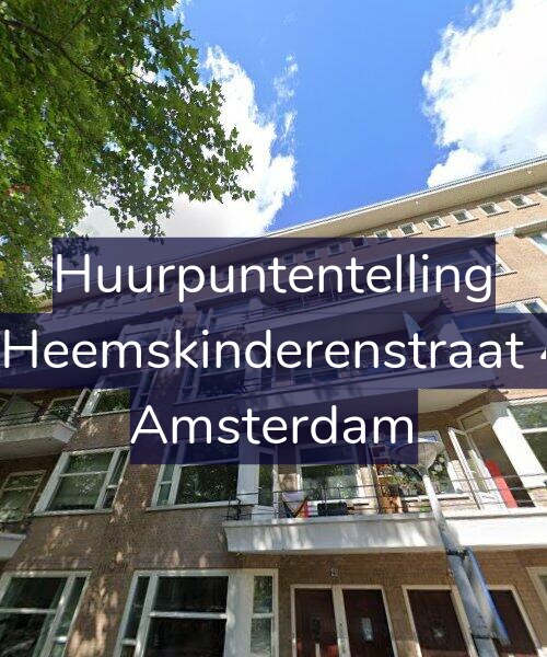 Foto gevel Huurpuntentelling voor Vier Heemskinderenstraat 48-3, Amsterdam