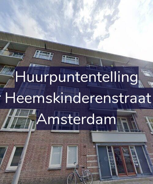 Foto gevel Huurpuntentelling voor Vier Heemskinderenstraat 8-1, Amsterdam
