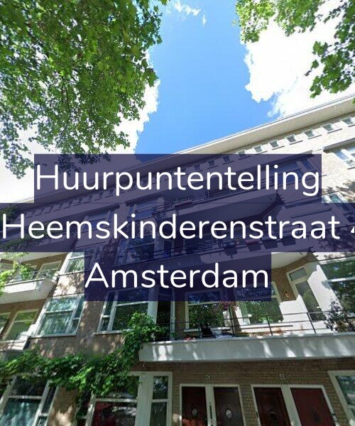 Foto gevel Huurpuntentelling voor Vier Heemskinderenstraat 42-3, Amsterdam