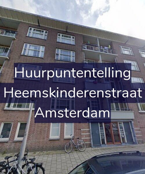 Foto gevel Huurpuntentelling voor Vier Heemskinderenstraat 8-H, Amsterdam