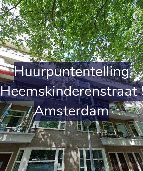 Foto gevel Huurpuntentelling voor Vier Heemskinderenstraat 50-2, Amsterdam