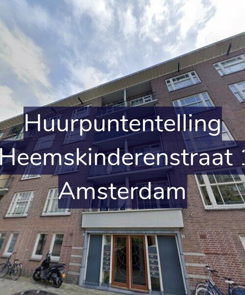 Foto gevel Huurpuntentelling voor Vier Heemskinderenstraat 12-H, Amsterdam