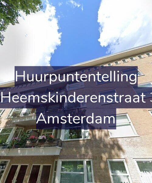Foto gevel Huurpuntentelling voor Vier Heemskinderenstraat 35-3, Amsterdam