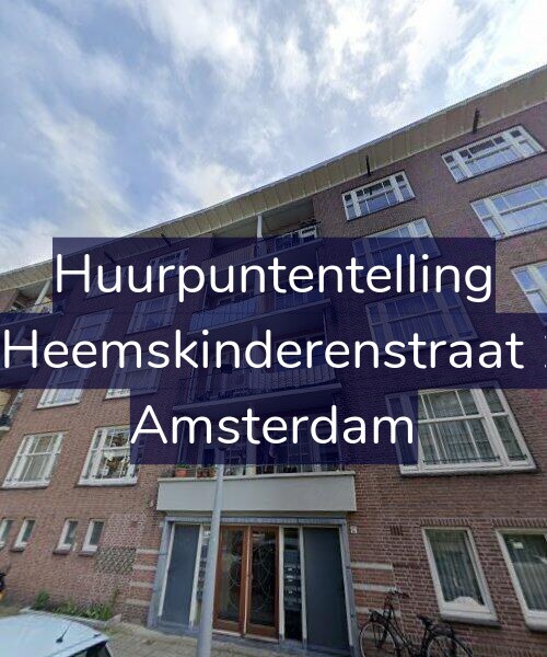Foto gevel Huurpuntentelling voor Vier Heemskinderenstraat 18-2, Amsterdam