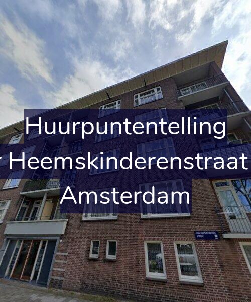 Foto gevel Huurpuntentelling voor Vier Heemskinderenstraat 1-2, Amsterdam