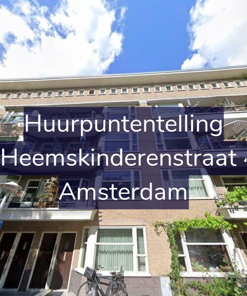 Foto gevel Huurpuntentelling voor Vier Heemskinderenstraat 47-1, Amsterdam