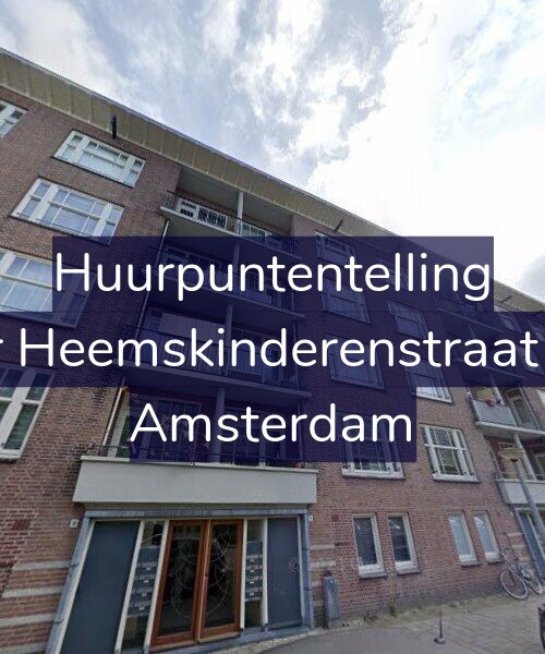 Foto gevel Huurpuntentelling voor Vier Heemskinderenstraat 9-1, Amsterdam