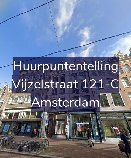 Foto gevel Huurpuntentelling voor Vijzelstraat 121-C, Amsterdam