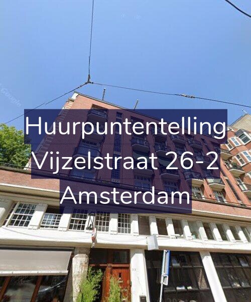 Foto gevel Huurpuntentelling voor Vijzelstraat 26-2, Amsterdam