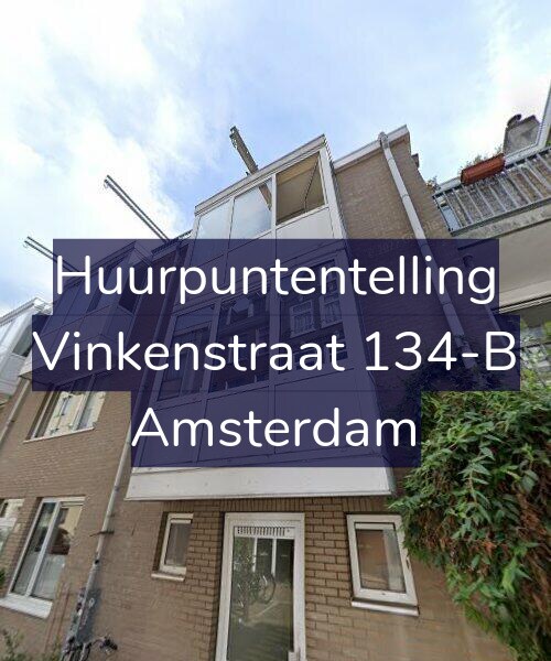Foto gevel Huurpuntentelling voor Vinkenstraat 134-B, Amsterdam