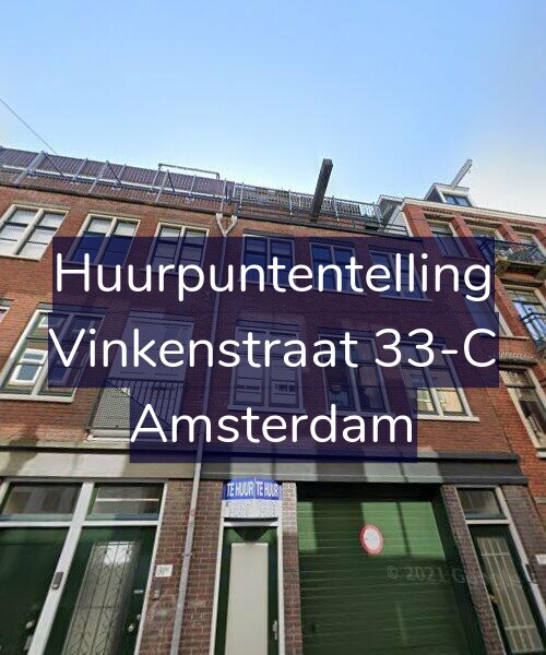 Foto gevel Huurpuntentelling voor Vinkenstraat 33-C, Amsterdam