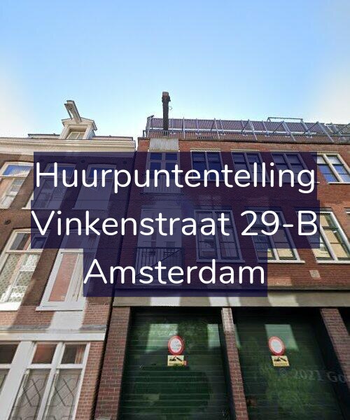 Foto gevel Huurpuntentelling voor Vinkenstraat 29-B, Amsterdam
