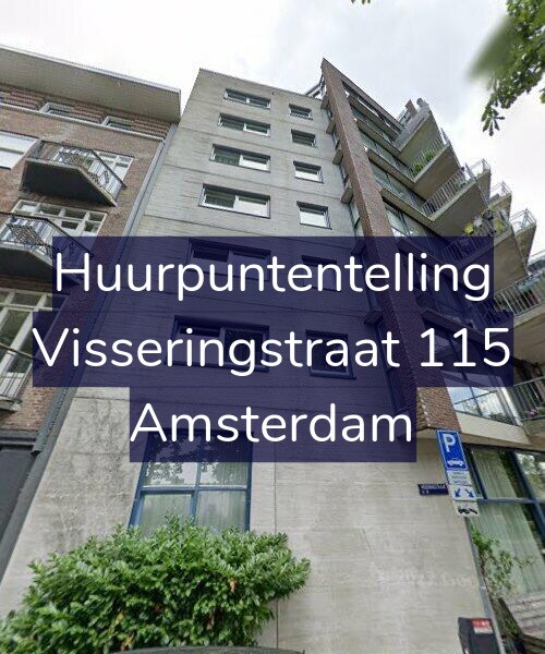 Foto gevel Huurpuntentelling voor Visseringstraat 115, Amsterdam