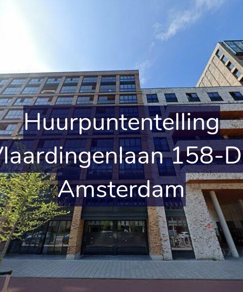 Foto gevel Huurpuntentelling voor Vlaardingenlaan 158-D9, Amsterdam
