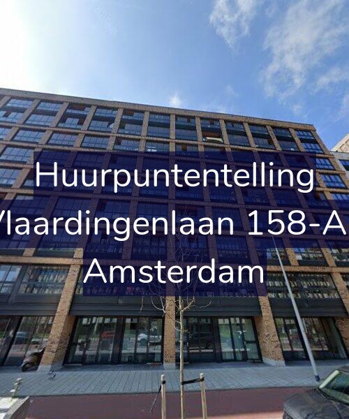 Foto gevel Huurpuntentelling voor Vlaardingenlaan 158-A4, Amsterdam