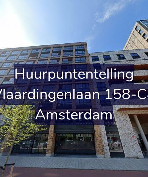 Foto gevel Huurpuntentelling voor Vlaardingenlaan 158-C8, Amsterdam