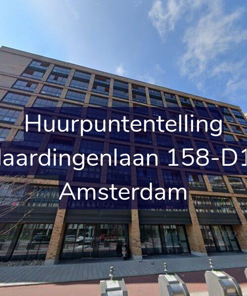Foto gevel Huurpuntentelling voor Vlaardingenlaan 158-D17, Amsterdam