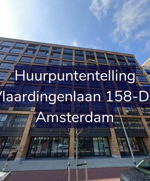 Foto gevel Huurpuntentelling voor Vlaardingenlaan 158-D4, Amsterdam