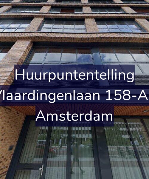 Foto gevel Huurpuntentelling voor Vlaardingenlaan 158-A6, Amsterdam