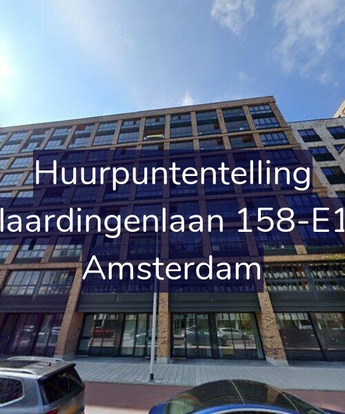 Foto gevel Huurpuntentelling voor Vlaardingenlaan 158-E13, Amsterdam