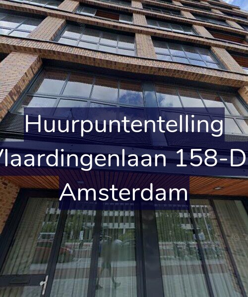 Foto gevel Huurpuntentelling voor Vlaardingenlaan 158-D7, Amsterdam