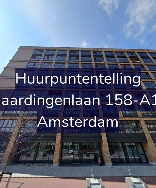 Foto gevel Huurpuntentelling voor Vlaardingenlaan 158-A18, Amsterdam