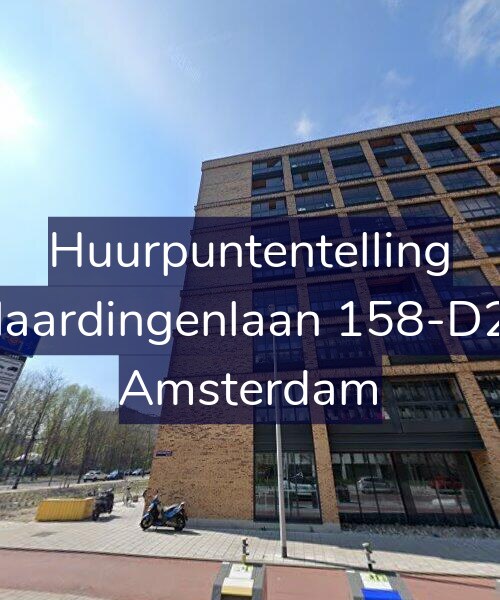 Foto gevel Huurpuntentelling voor Vlaardingenlaan 158-D22, Amsterdam