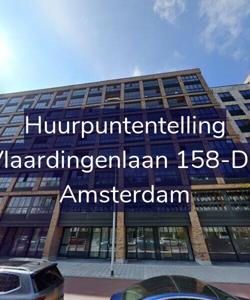 Foto gevel Huurpuntentelling voor Vlaardingenlaan 158-D5, Amsterdam