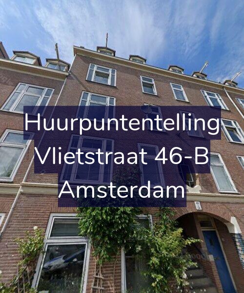 Foto gevel Huurpuntentelling voor Vlietstraat 46-B, Amsterdam