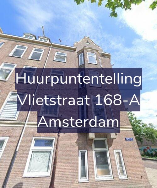 Foto gevel Huurpuntentelling voor Vlietstraat 168-A, Amsterdam