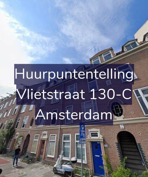 Foto gevel Huurpuntentelling voor Vlietstraat 130-C, Amsterdam