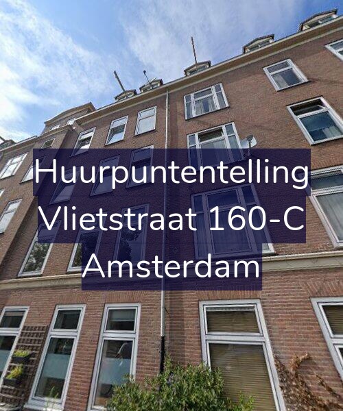 Foto gevel Huurpuntentelling voor Vlietstraat 160-C, Amsterdam
