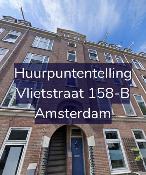 Foto gevel Huurpuntentelling voor Vlietstraat 158-B, Amsterdam