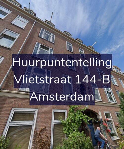 Foto gevel Huurpuntentelling voor Vlietstraat 144-B, Amsterdam