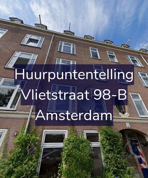 Foto gevel Huurpuntentelling voor Vlietstraat 98-B, Amsterdam