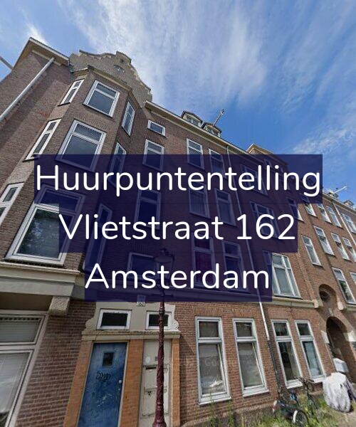 Foto gevel Huurpuntentelling voor Vlietstraat 162, Amsterdam
