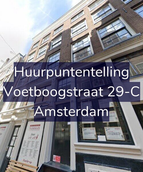 Foto gevel Huurpuntentelling voor Voetboogstraat 29-C, Amsterdam