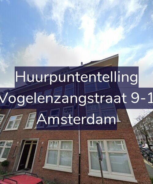 Foto gevel Huurpuntentelling voor Vogelenzangstraat 9-1, Amsterdam