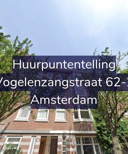 Foto gevel Huurpuntentelling voor Vogelenzangstraat 62-2, Amsterdam