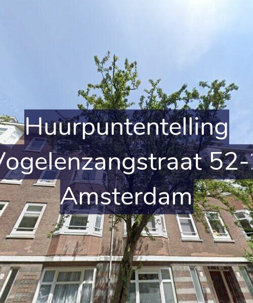 Foto gevel Huurpuntentelling voor Vogelenzangstraat 52-2, Amsterdam