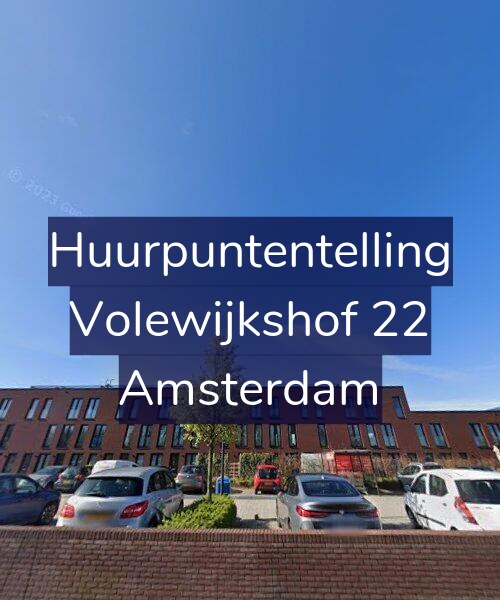 Foto gevel Huurpuntentelling voor Volewijkshof 22, Amsterdam