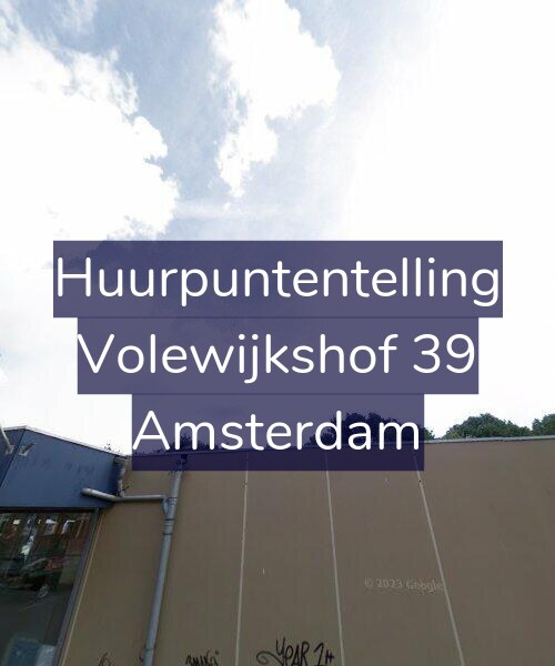 Foto gevel Huurpuntentelling voor Volewijkshof 39, Amsterdam