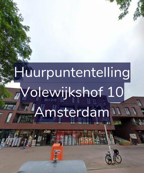 Foto gevel Huurpuntentelling voor Volewijkshof 10, Amsterdam