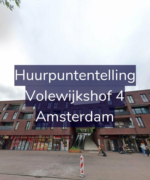 Foto gevel Huurpuntentelling voor Volewijkshof 4, Amsterdam