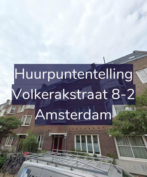 Foto gevel Huurpuntentelling voor Volkerakstraat 8-2, Amsterdam