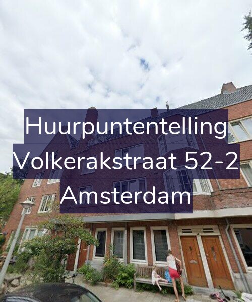 Foto gevel Huurpuntentelling voor Volkerakstraat 52-2, Amsterdam